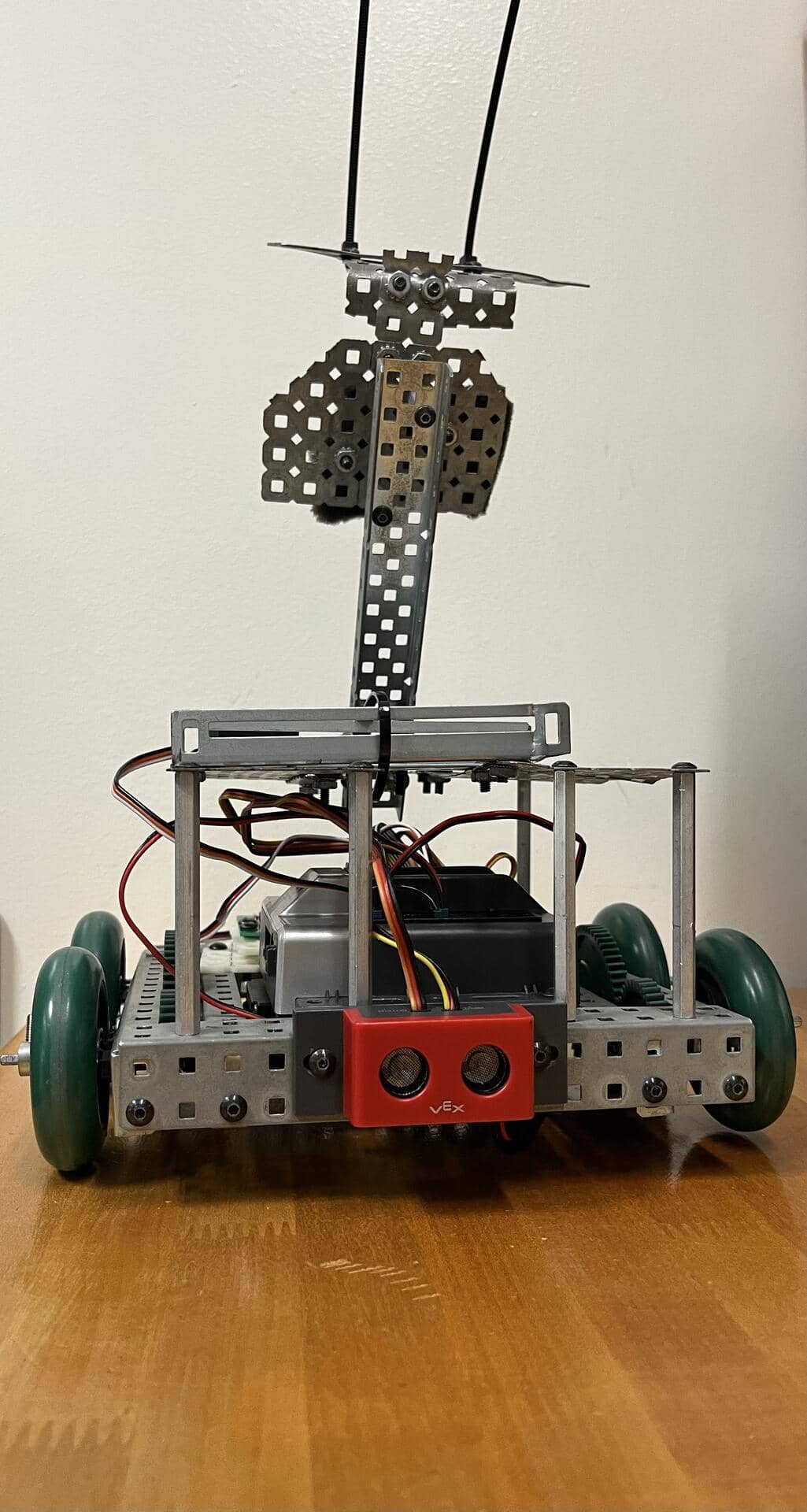 rear view of robot